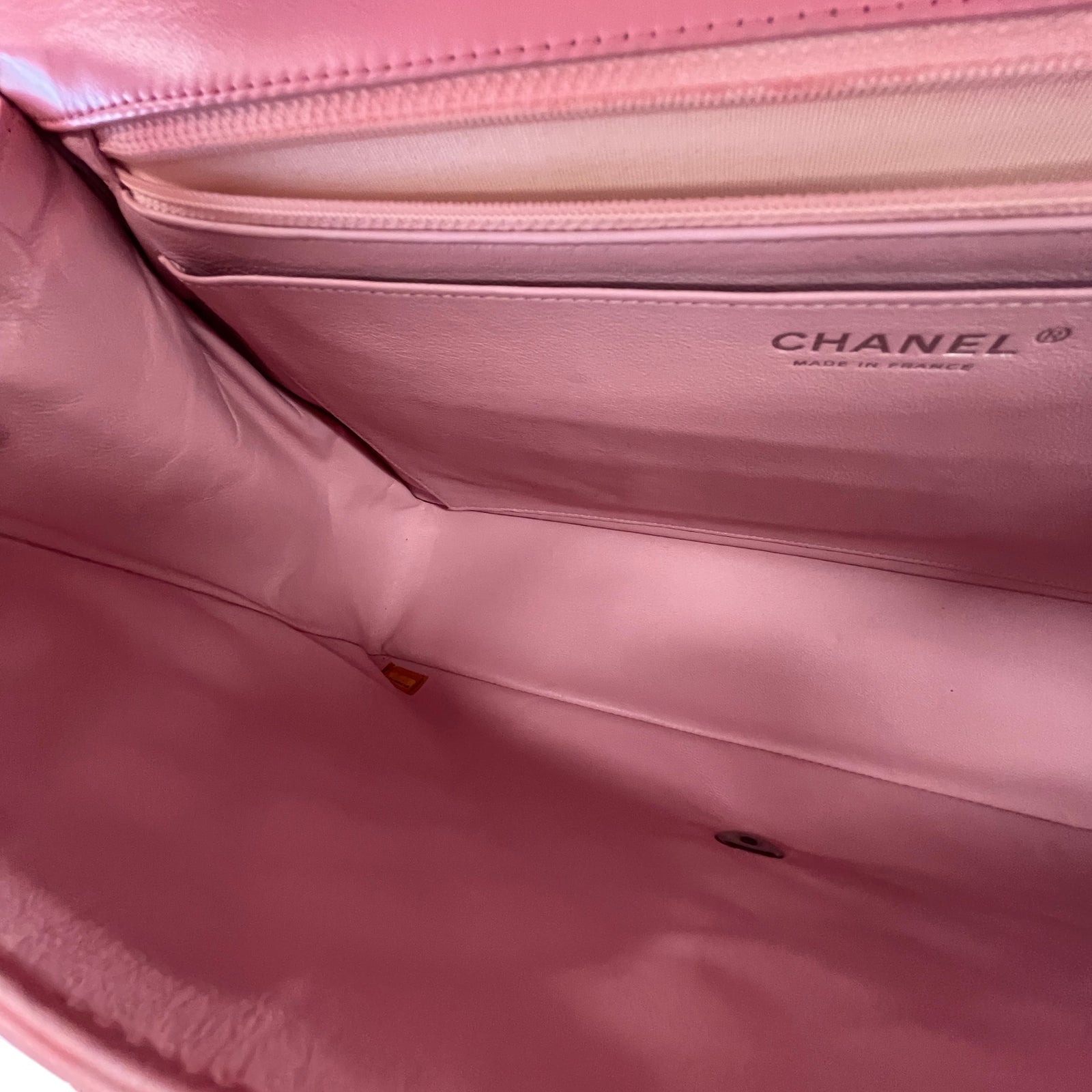 Women's Lambskin Timeless Classic Flap Maxi Bag Pink - Photo 14