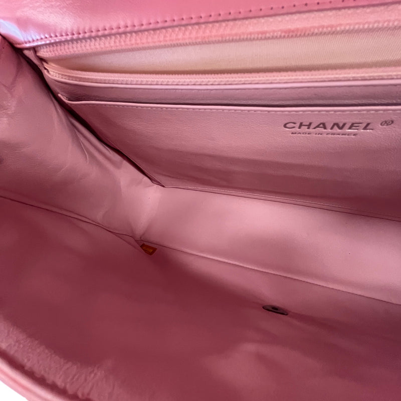 Women's Lambskin Timeless Classic Flap Maxi Bag Pink