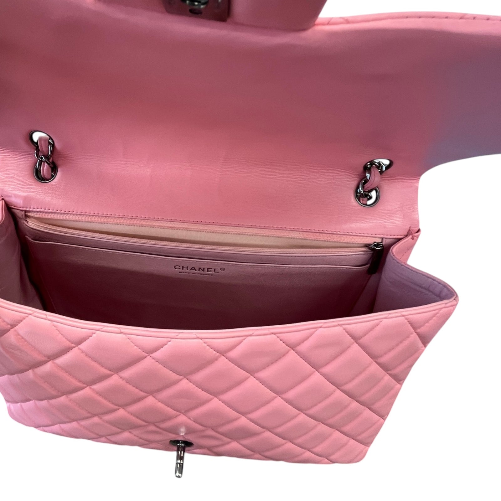 Women's Lambskin Timeless Classic Flap Maxi Bag Pink - Photo 16