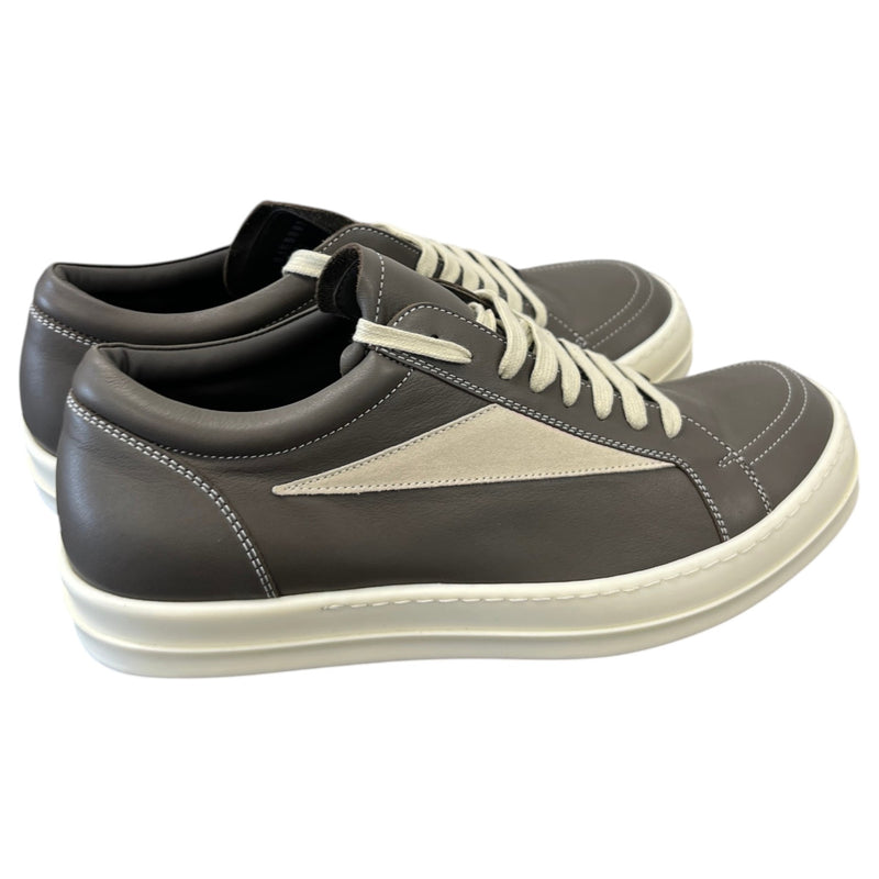 Men's Leather Vintage Low Trainers Grey Size UK 9 / EU 43