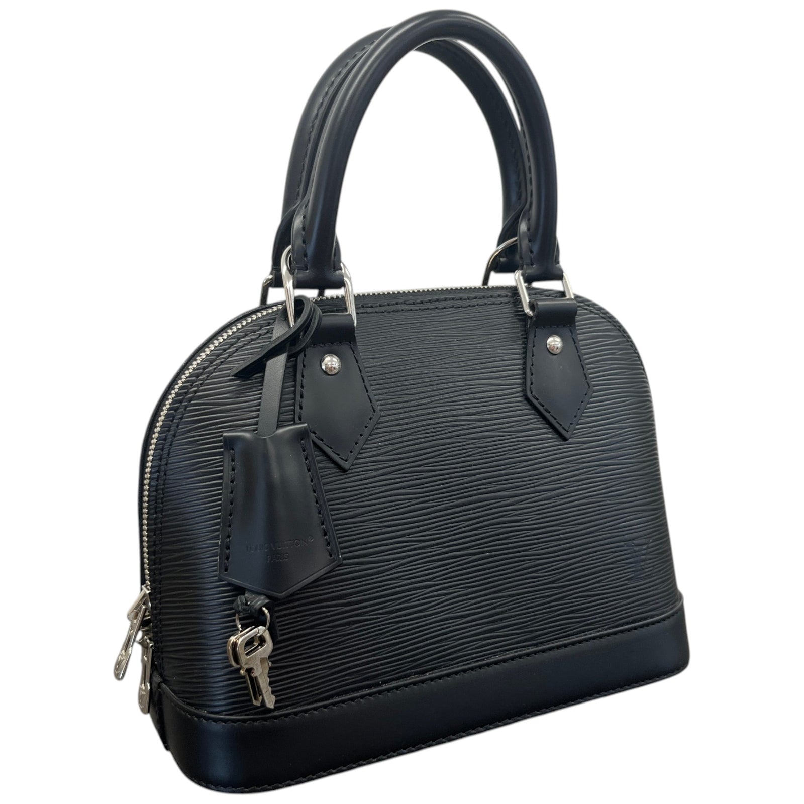 Women's Epi Leather Alma BB Handbag Black - Photo 4