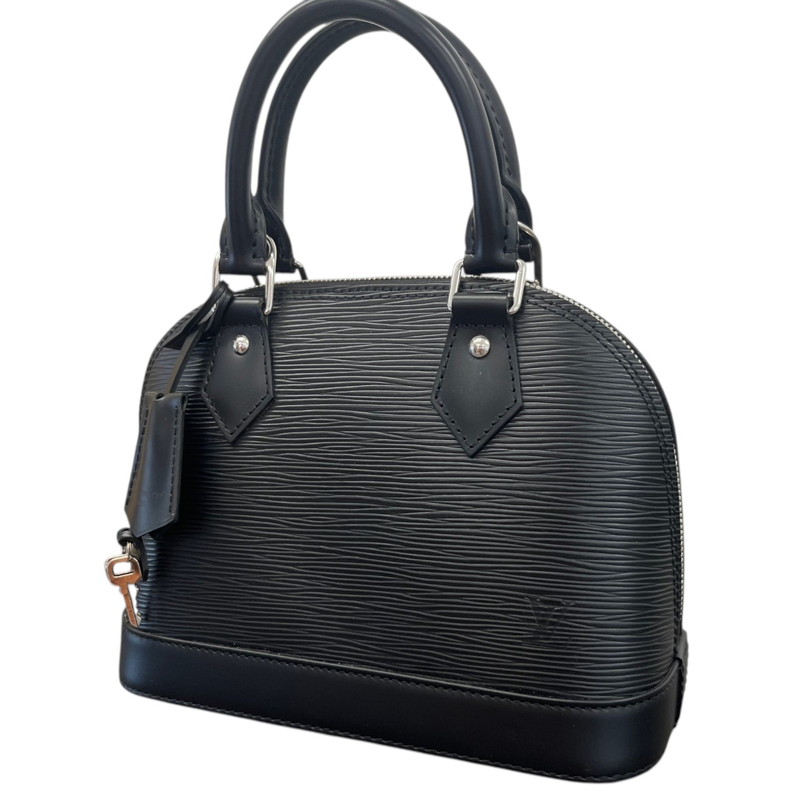 Women's Epi Leather Alma BB Handbag Black - Photo 5