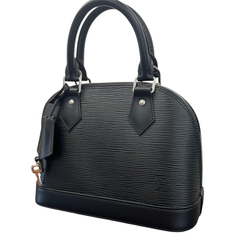 Women's Epi Leather Alma BB Handbag Black