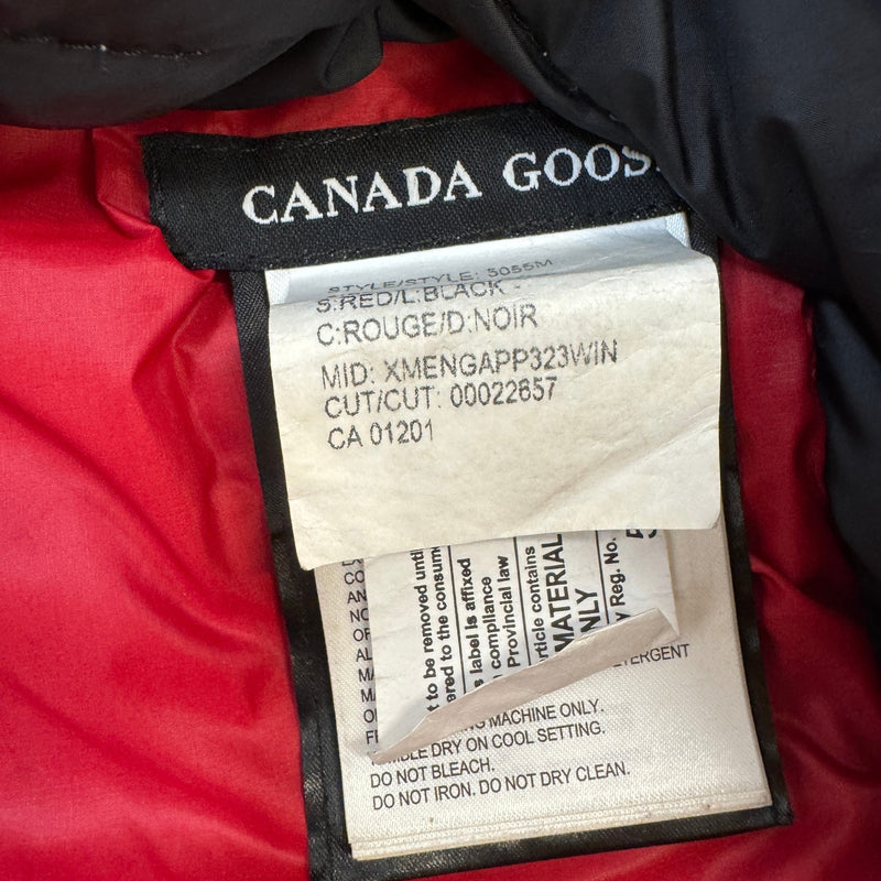 Men's Lodge Hoody Down Jacket Red Size M