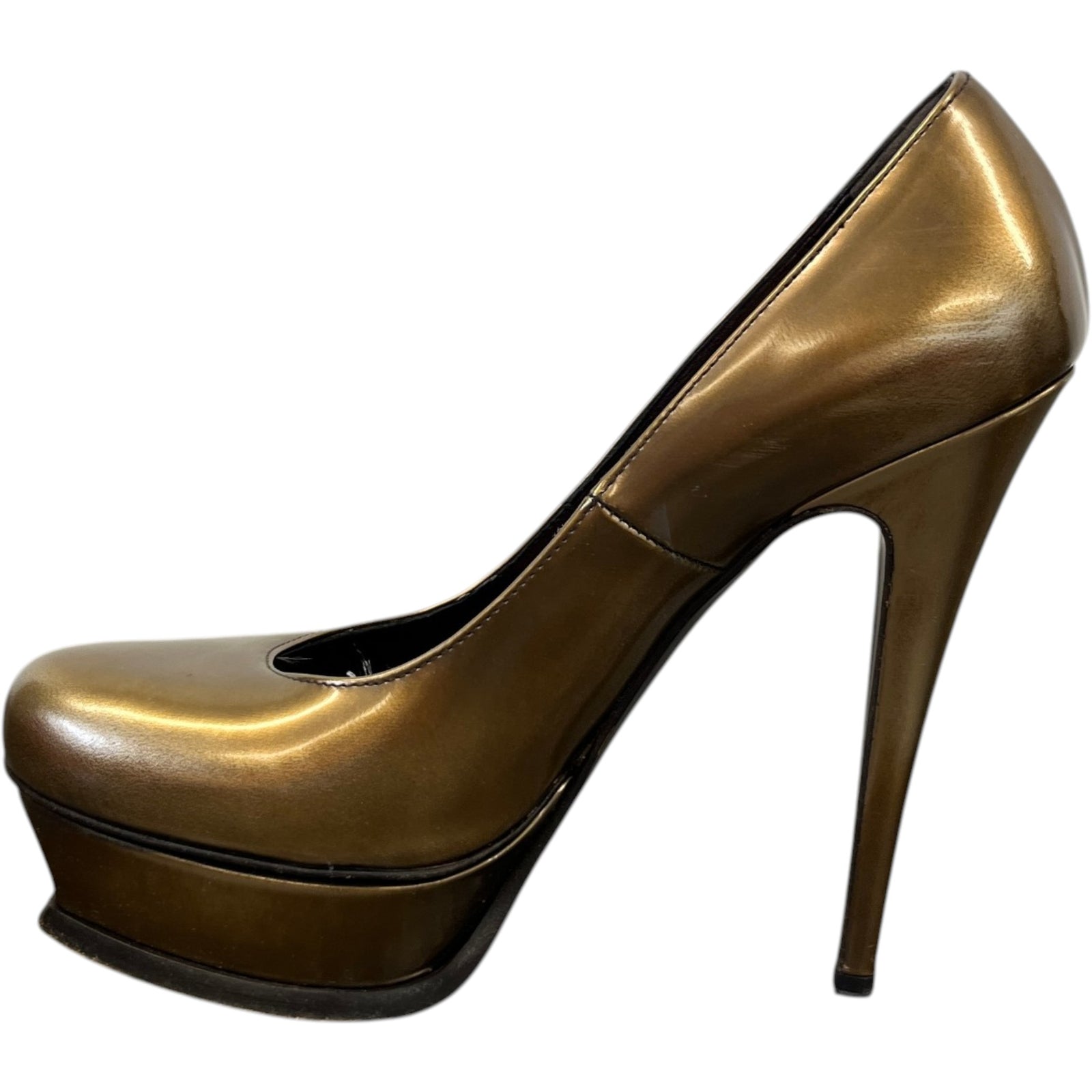 Women's Tribute Platform Heels Gold Size EU 38 / UK 5 - Photo 2