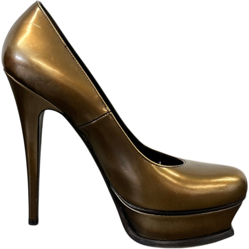 Women's Tribute Platform Heels Gold Size EU 38 / UK 5