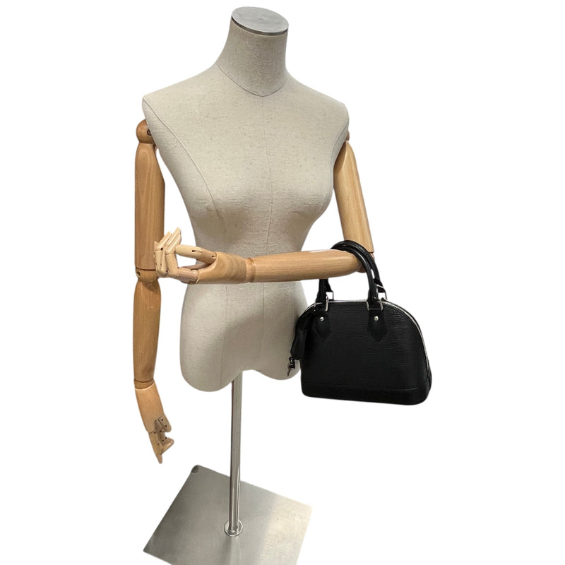 Women's Epi Leather Alma BB Handbag Black