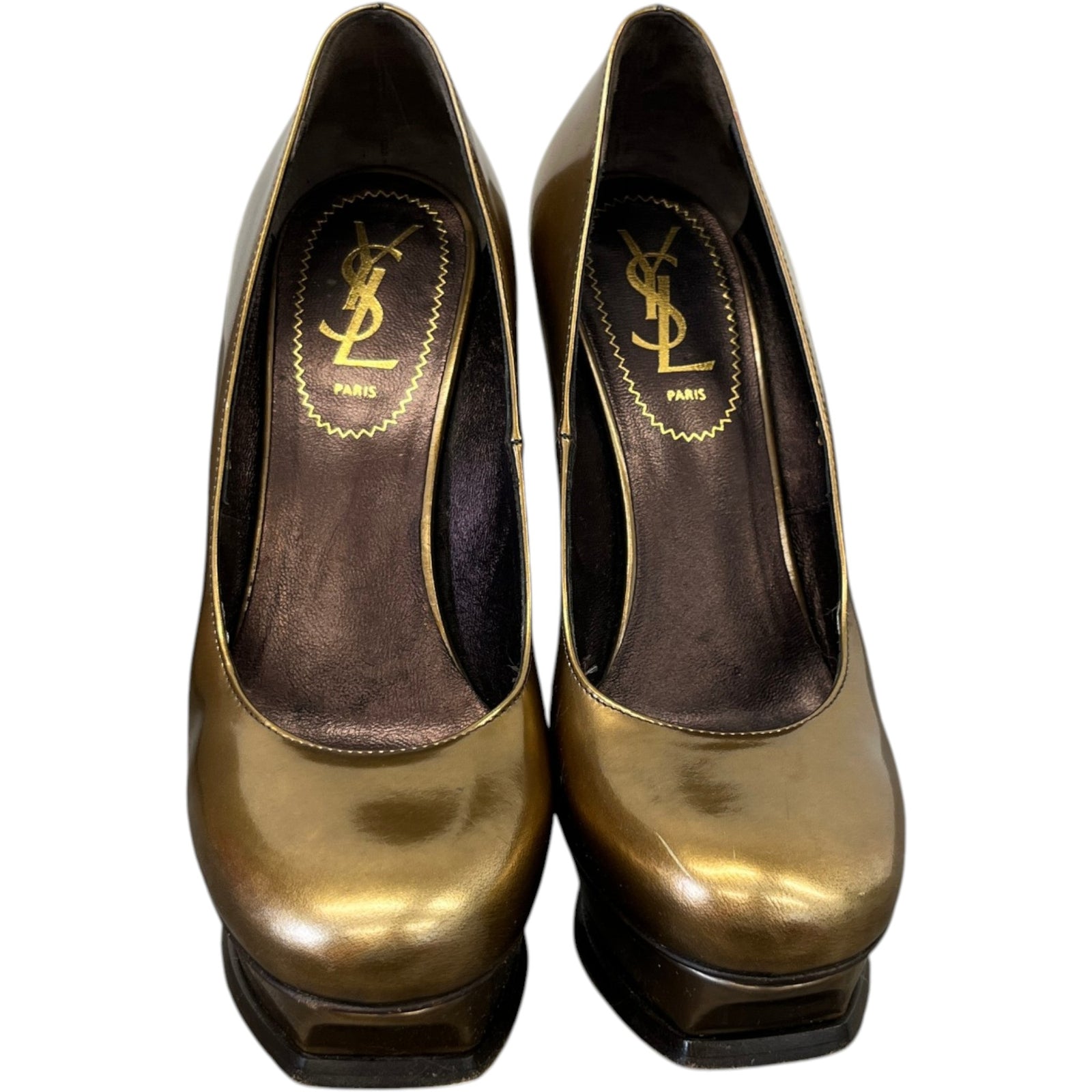 Women's Tribute Platform Heels Gold Size EU 38 / UK 5 - Photo 6