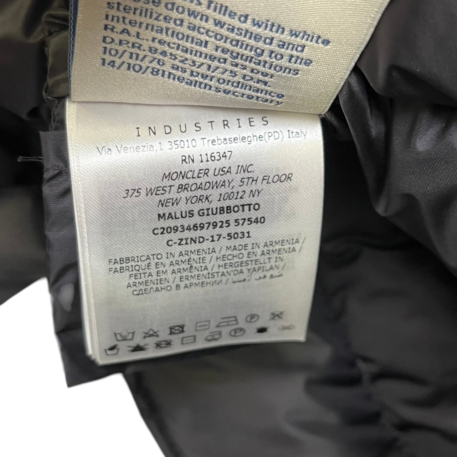 Women's Malus Down Jacket Black Size 2 / UK 12 - Photo 10