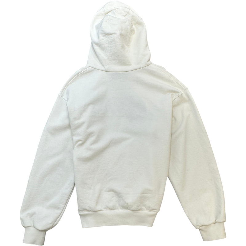Men's Interlocking G Logo Hoodie White Size S