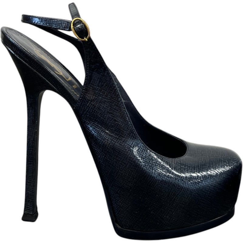 Women's Tribute Platform Slingback Heels Navy Size EU 38 / UK 5