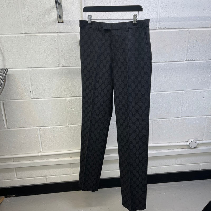 Men's GG Supreme Trousers Grey Size M / W32