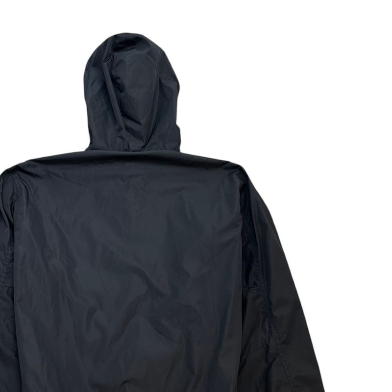 Men's Zip Logo Windbreaker Black Size L