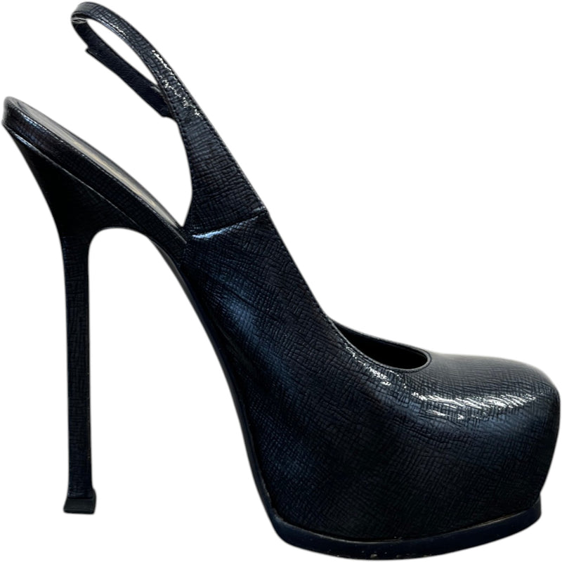 Women's Tribute Platform Slingback Heels Navy Size EU 38 / UK 5
