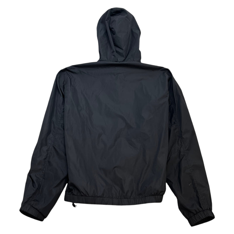 Men's Zip Logo Windbreaker Black Size L