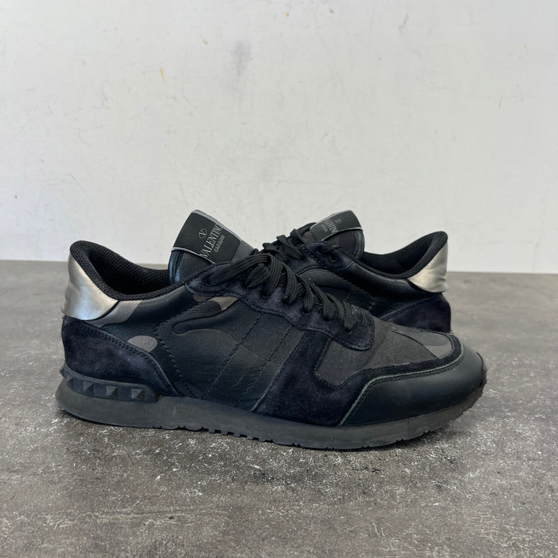 Men's Rockrunner Low Trainers Black Size UK 9 / EU 43