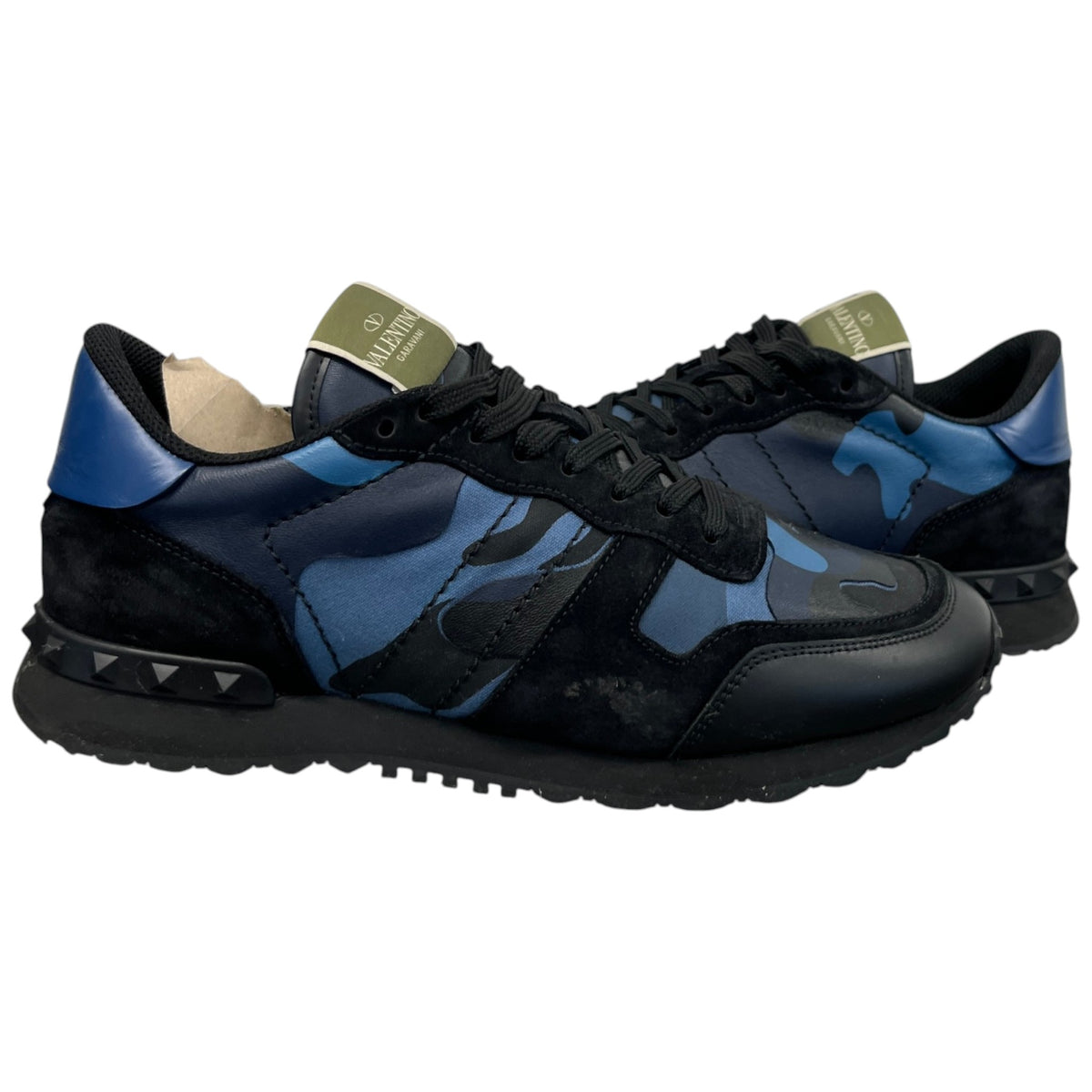 Men's Rockrunner Camouflage Low Trainers Black Size UK 8.5 / EU 42.5 - Photo 3