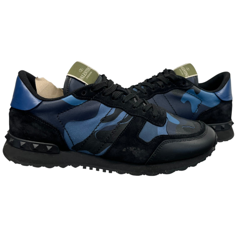 Men's Rockrunner Camouflage Low Trainers Black Size UK 8.5 / EU 42.5