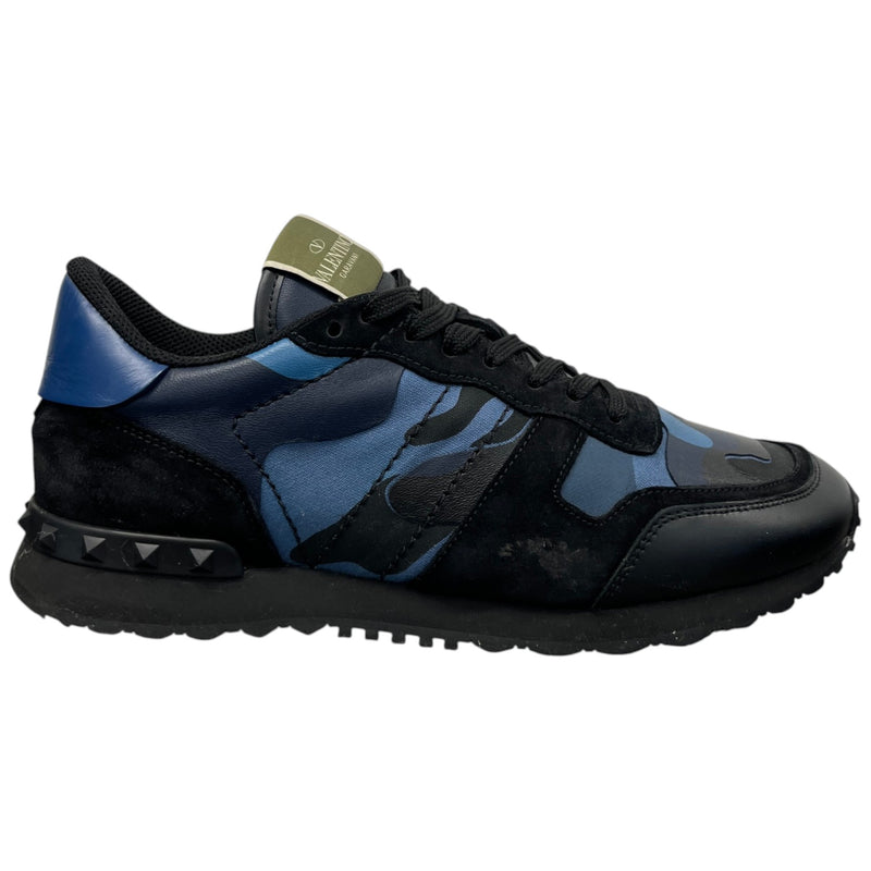 Men's Rockrunner Camouflage Low Trainers Black Size UK 8.5 / EU 42.5