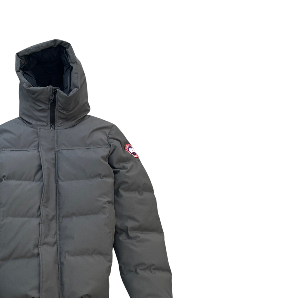Men's MacMillan Parka Down Jacket Grey Size M - Photo 3