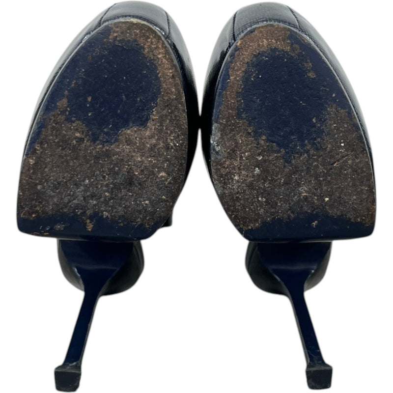 Women's Tribute Platform Slingback Heels Navy Size EU 38 / UK 5