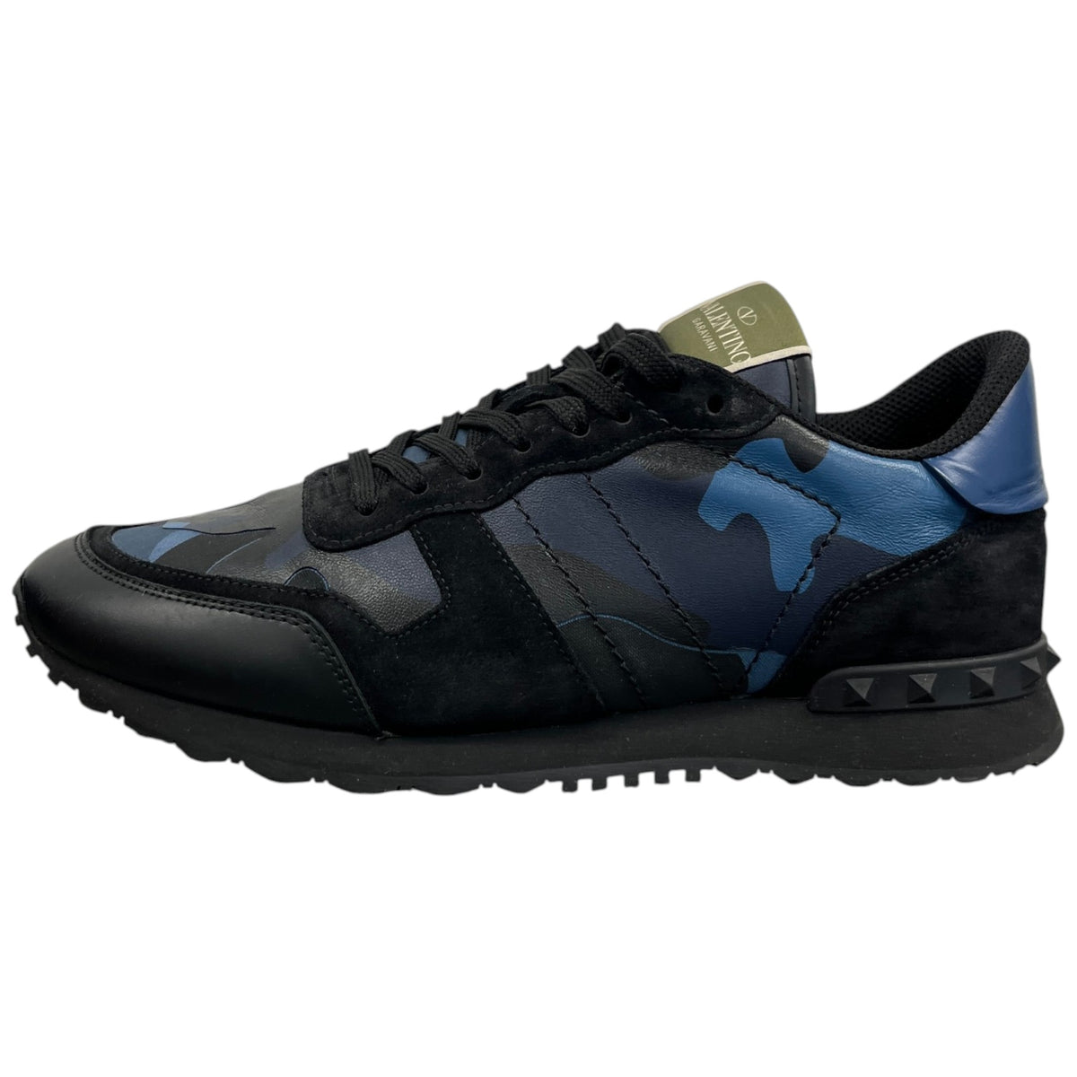 Men's Rockrunner Camouflage Low Trainers Black Size UK 8.5 / EU 42.5 - Photo 2
