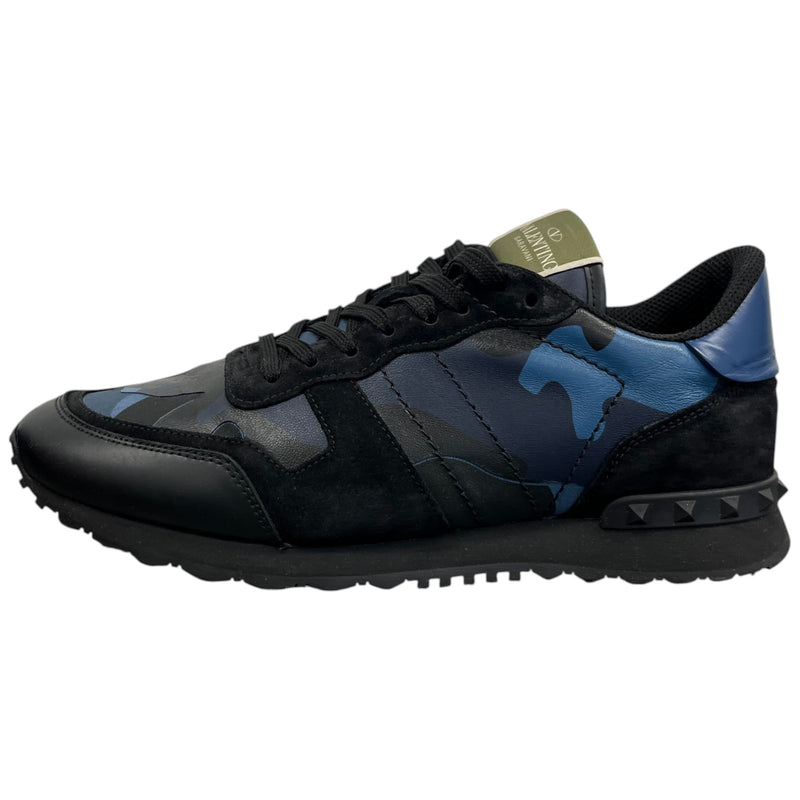 Men's Rockrunner Camouflage Low Trainers Black Size UK 8.5 / EU 42.5