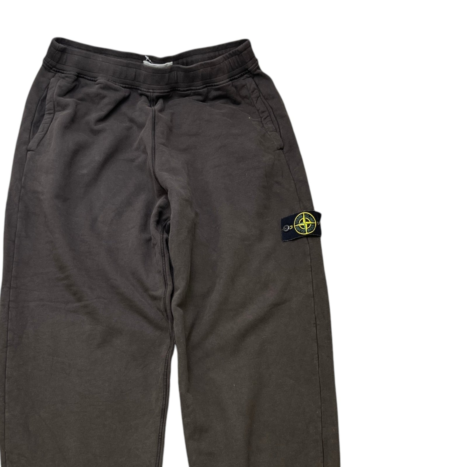 Men's Applique Logo Joggers Charcoal Size L - Photo 3