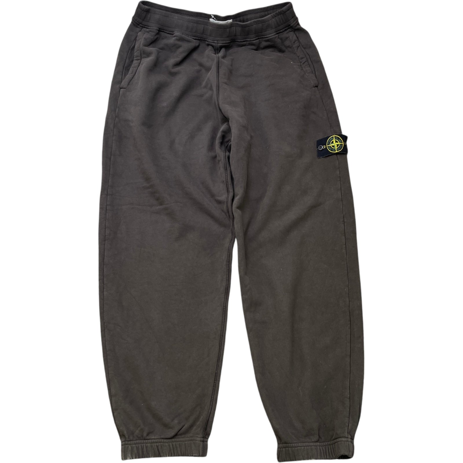 Men's Applique Logo Joggers Charcoal Size L - Photo 1