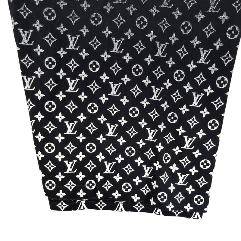 Men's Monogram Gradient T-Shirt Black Size XL