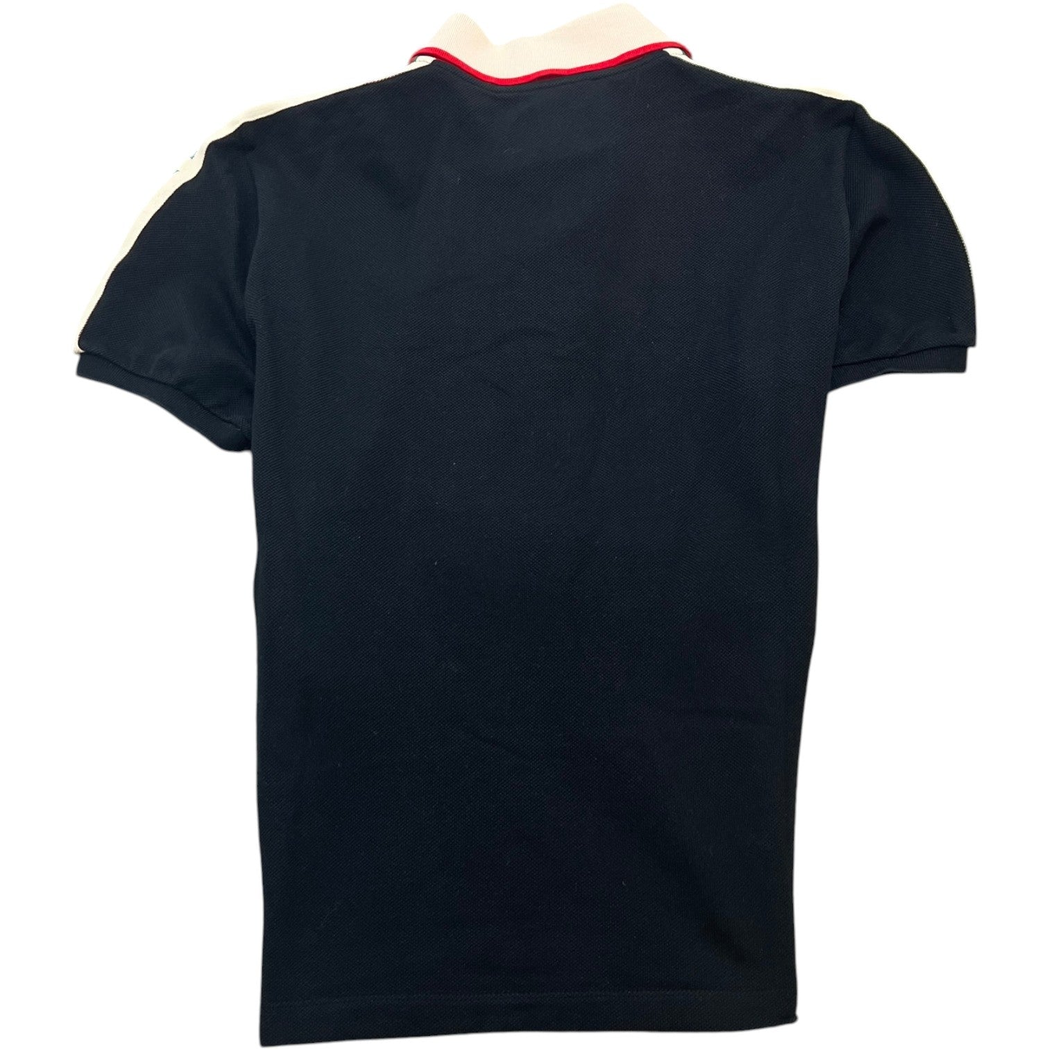 Men's Tape Logo Polo Shirt Black Size M - Photo 2