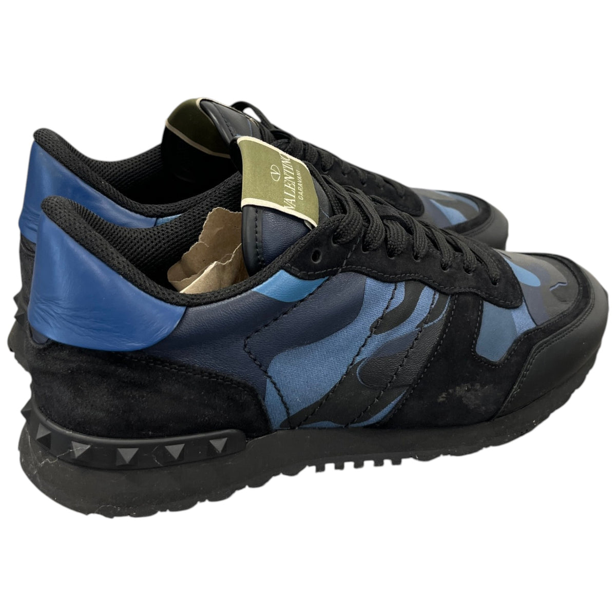 Men's Rockrunner Camouflage Low Trainers Black Size UK 8.5 / EU 42.5 - Photo 8