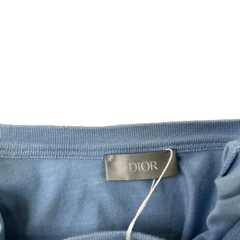 Men's CD Icon Logo T-Shirt Blue Size XS