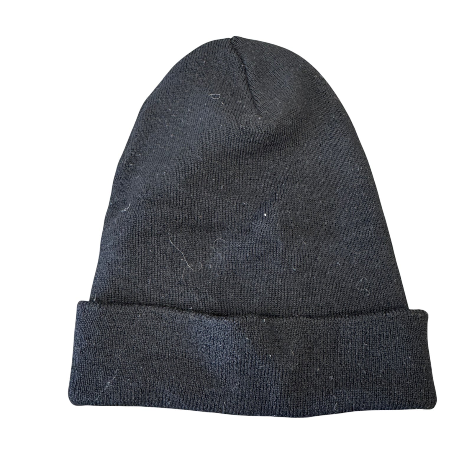 Men's Grenoble Logo Patch Beanie Hat Black - Photo 3