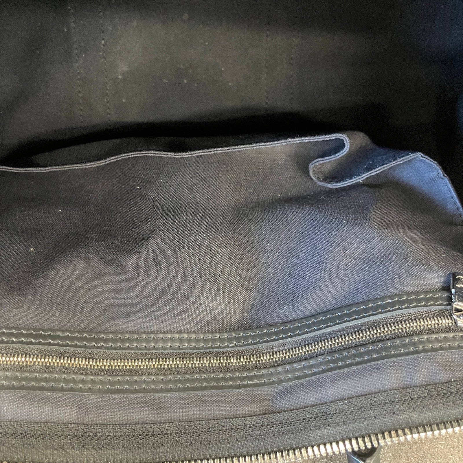 Men's Damier Graphite Keepall Bandoulière 55 Bag Black - Photo 12