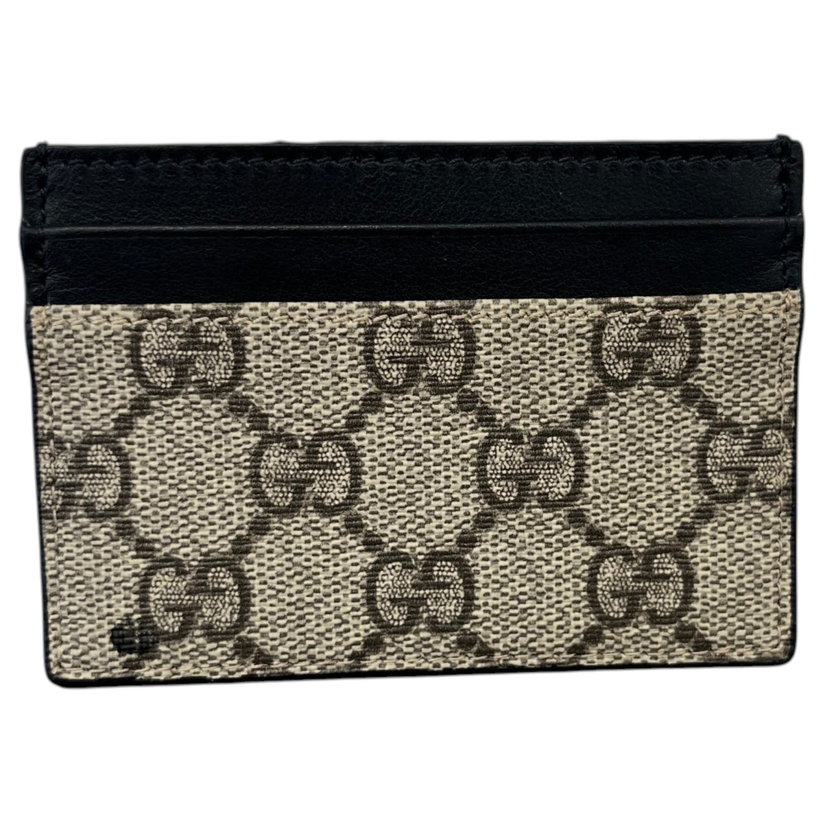 Men's GG Supreme Card Holder Black - Photo 1