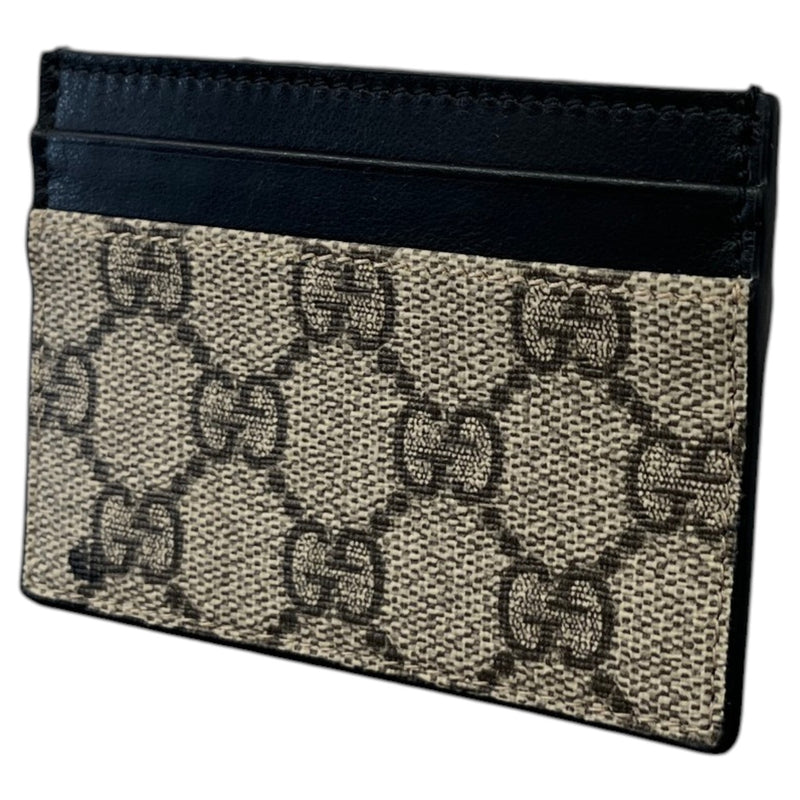 Men's GG Supreme Card Holder Black