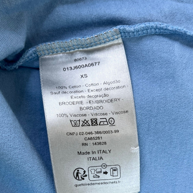 Men's CD Icon Logo T-Shirt Blue Size XS