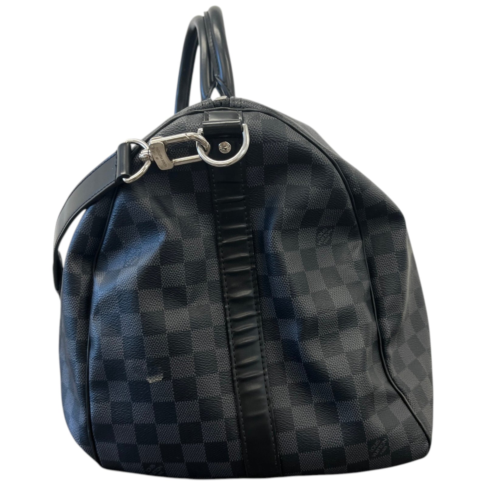 Men's Damier Graphite Keepall Bandoulière 55 Bag Black - Photo 6