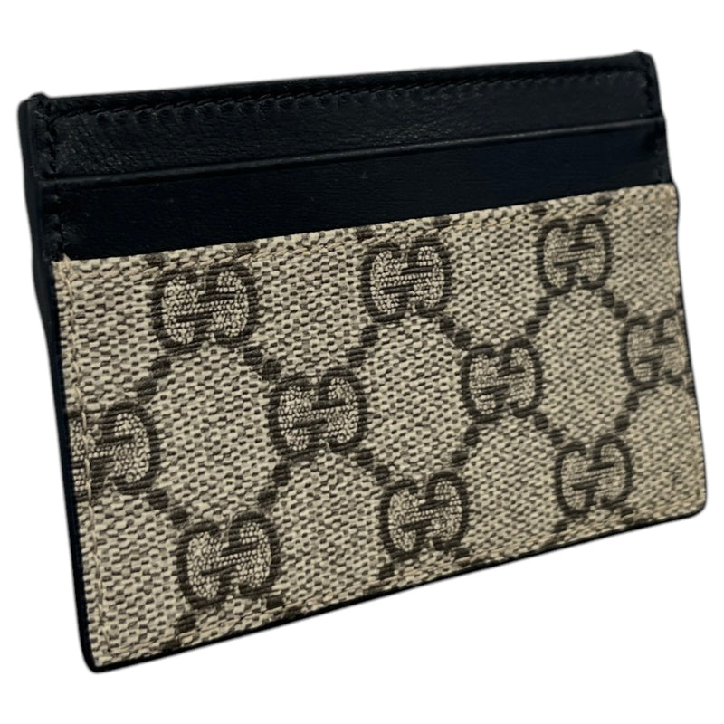 Men's GG Supreme Card Holder Black