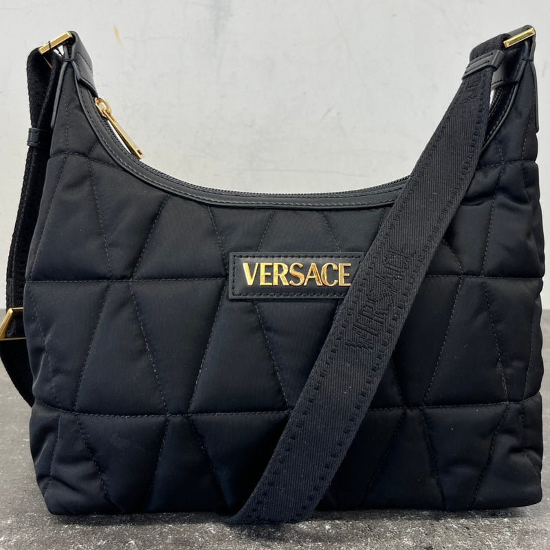 Women's Myth Quilted Hobo Messenger Bag Black