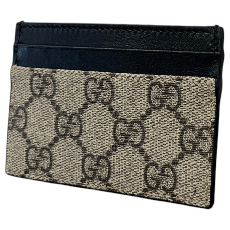 Men's GG Supreme Card Holder Black