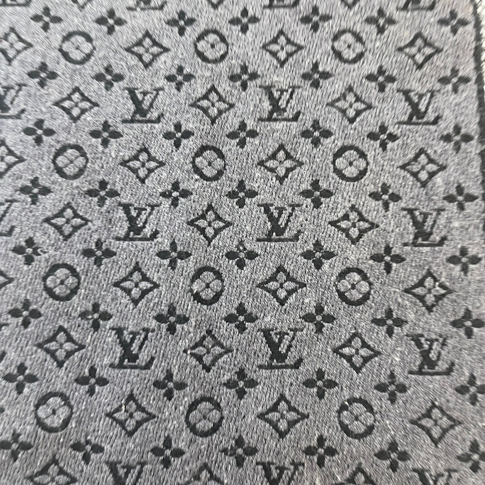 Men's Monogram Scarf Black - Photo 6