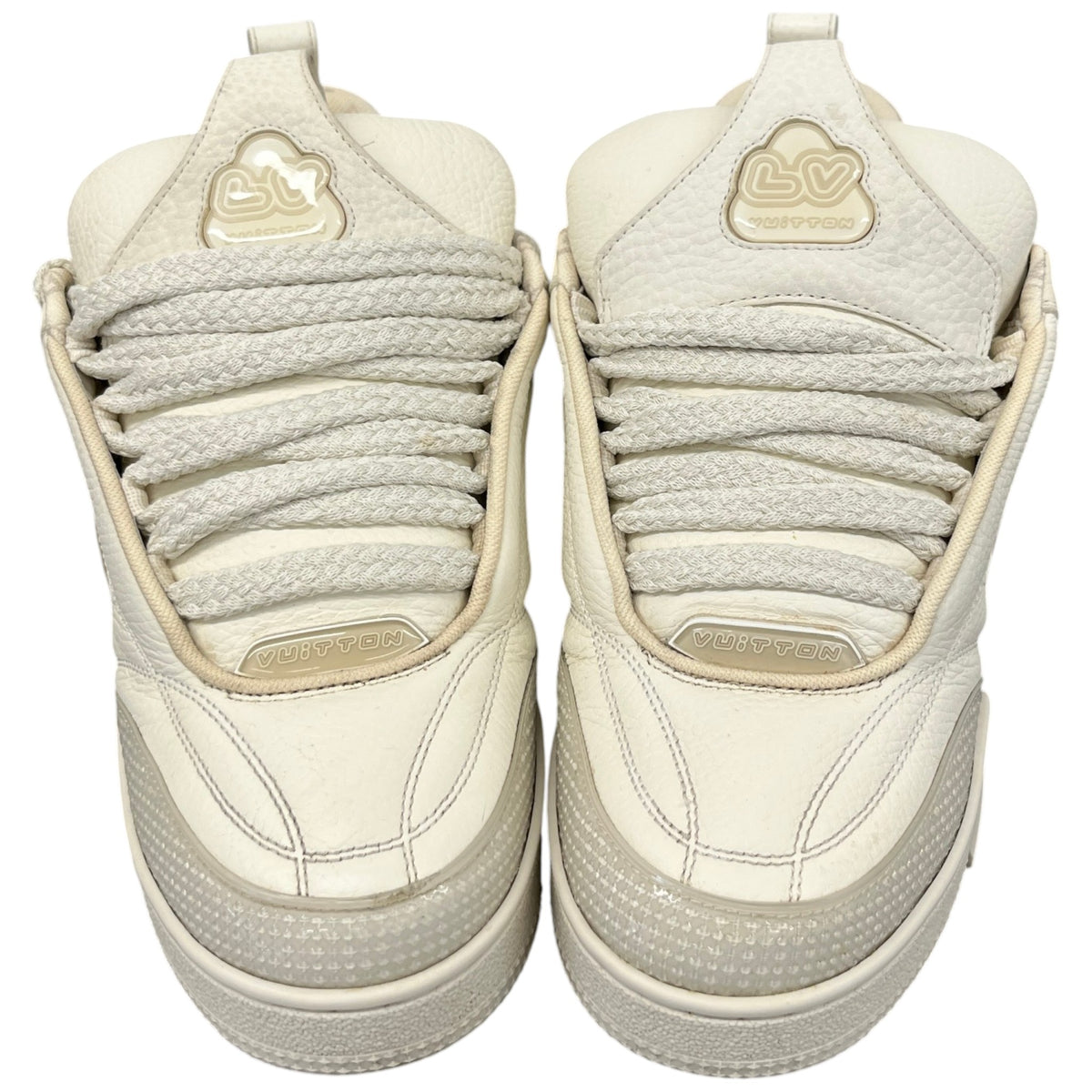Men's LV Skate Low Trainers Beige Size UK 6.5 / EU 40.5 - Photo 6