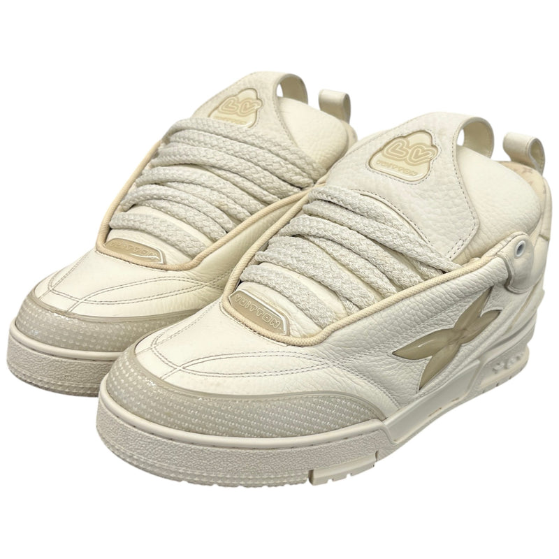 Men's LV Skate Low Trainers Beige Size UK 6.5 / EU 40.5