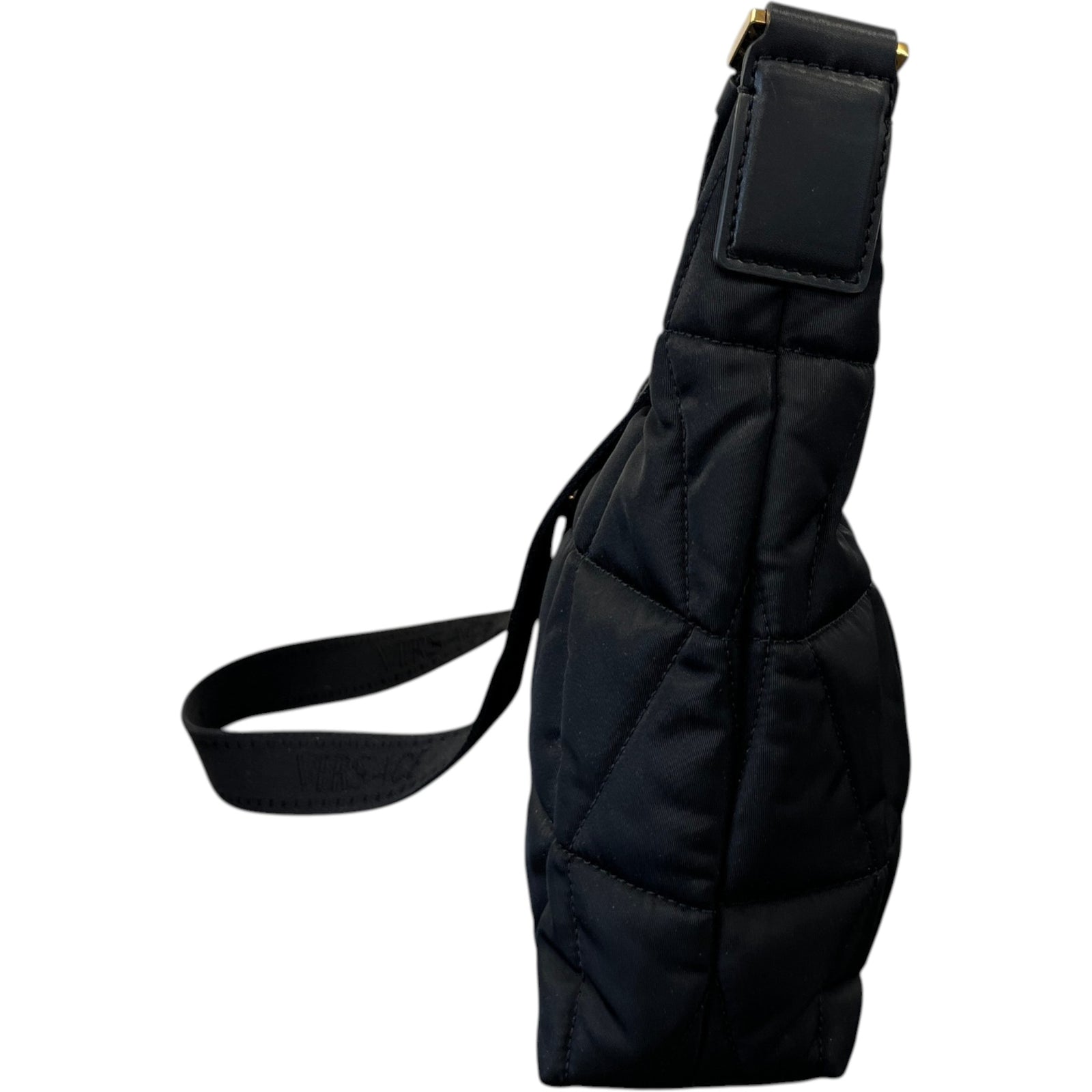 Women's Myth Quilted Hobo Messenger Bag Black - Photo 6