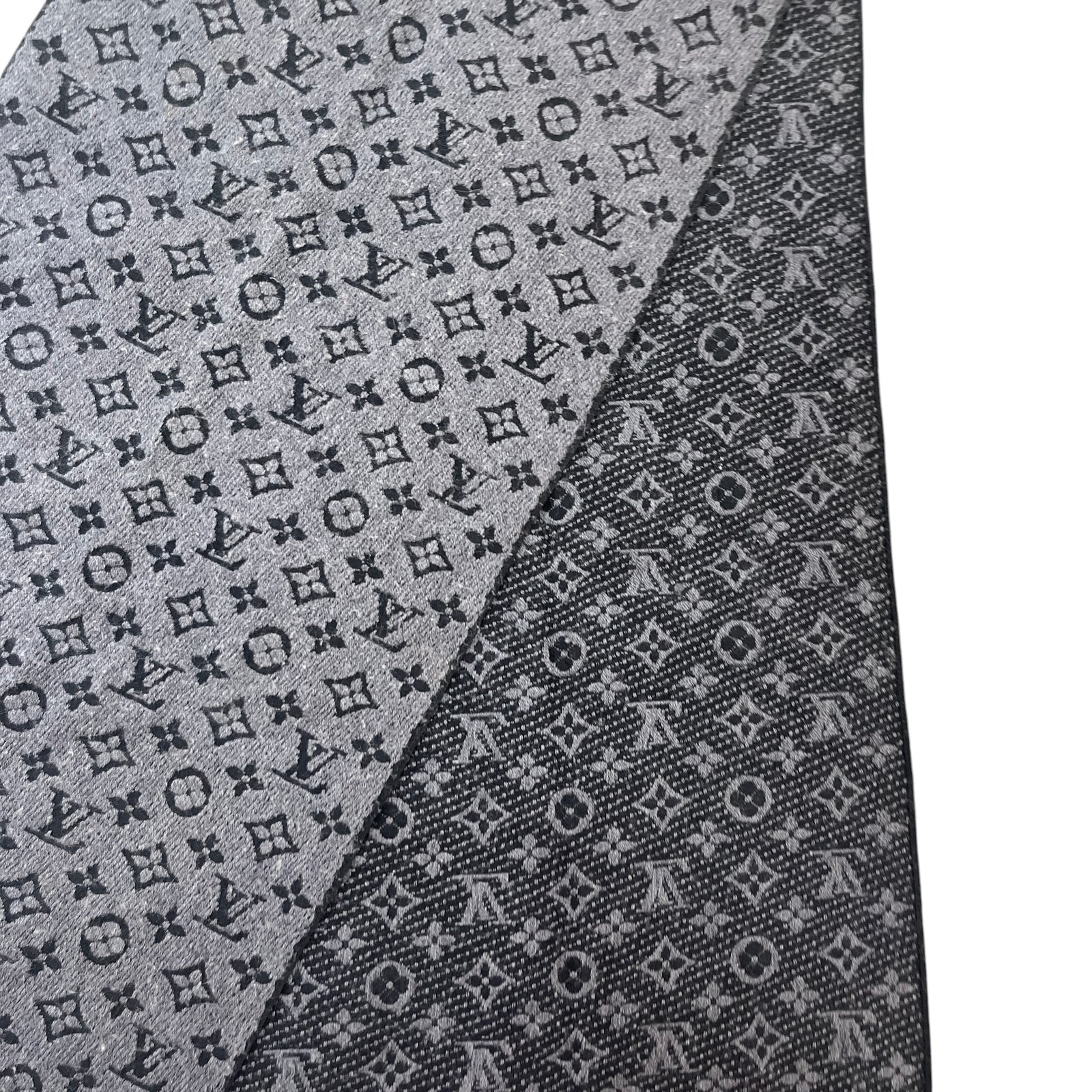 Men's Monogram Scarf Black - Photo 7