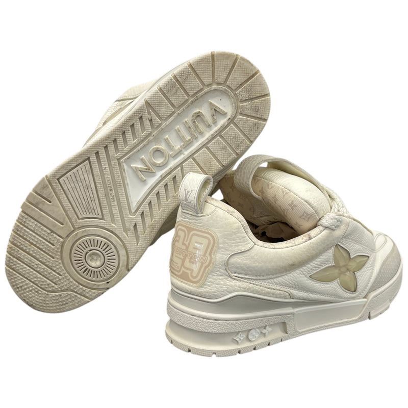 Men's LV Skate Low Trainers Beige Size UK 6.5 / EU 40.5