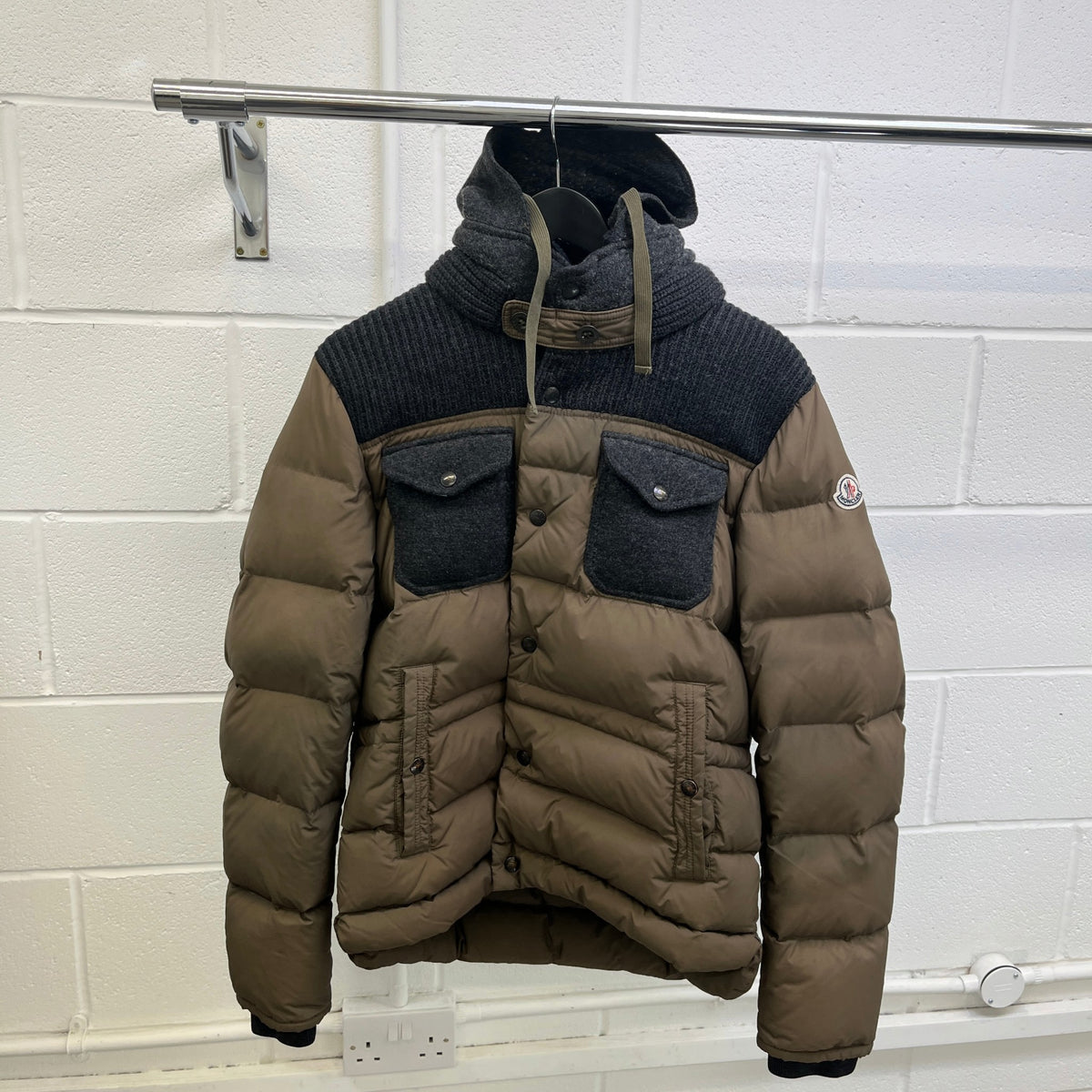 Men's Leblond Down Jacket Khaki Size 2 / M - Photo 6