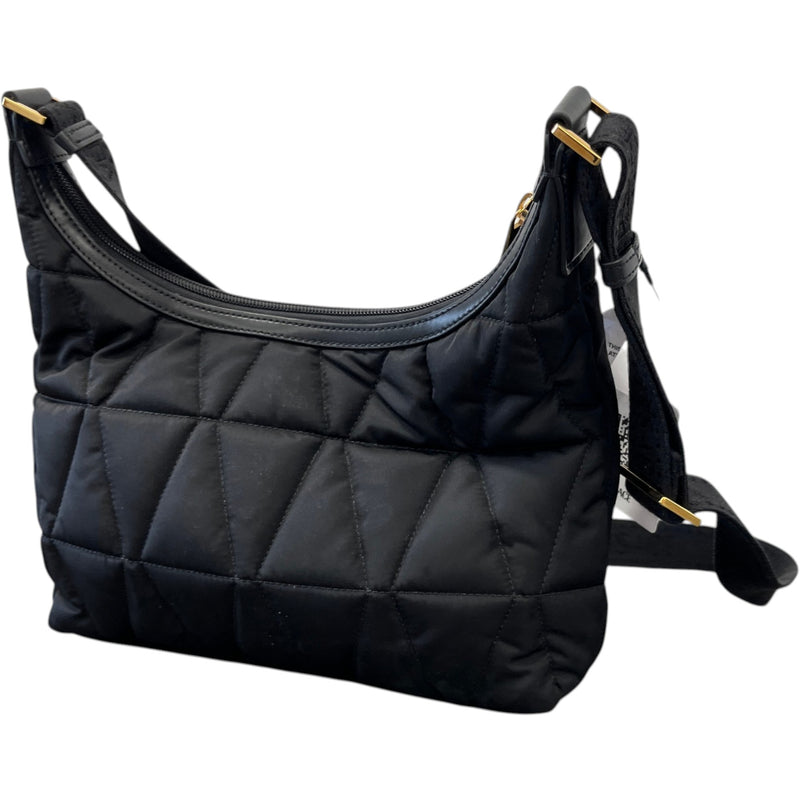 Women's Myth Quilted Hobo Messenger Bag Black